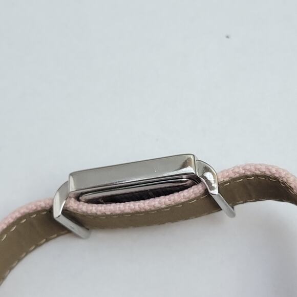 Vintage Watches Pierre Cardin Quartz Watch with Pink Strap & Silver Case - Picture 6 of 10